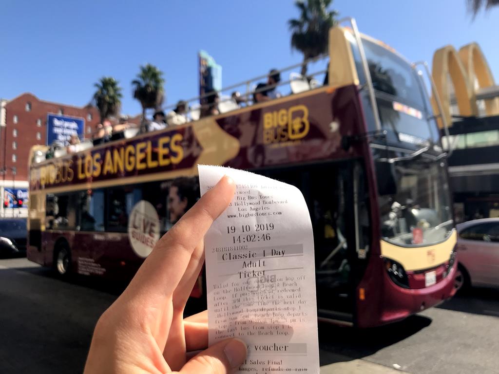 洛杉磯Big Bus隨上隨下觀光巴士