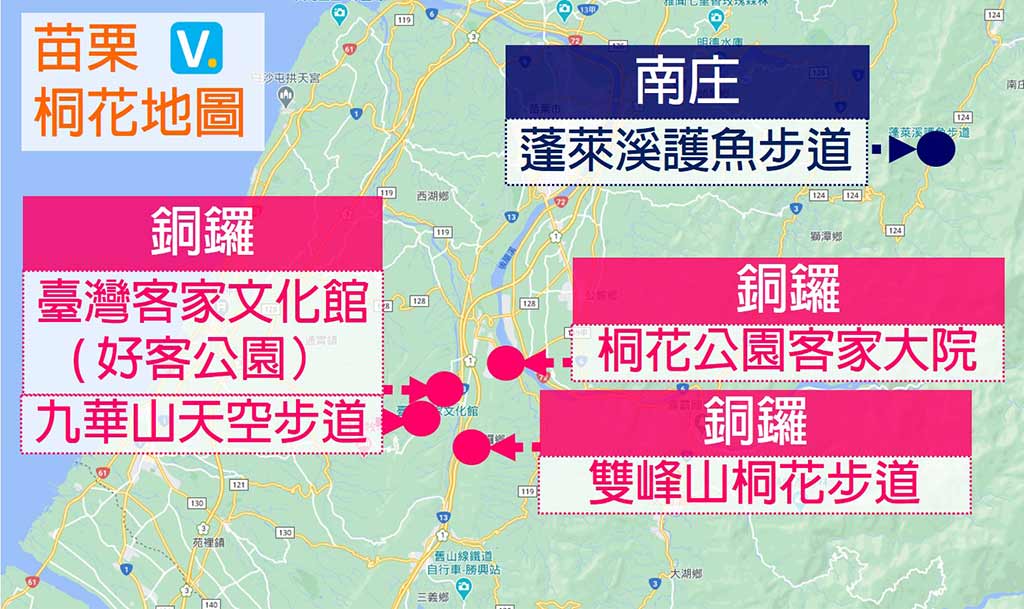 miaoli-tung-flower-attraction-map