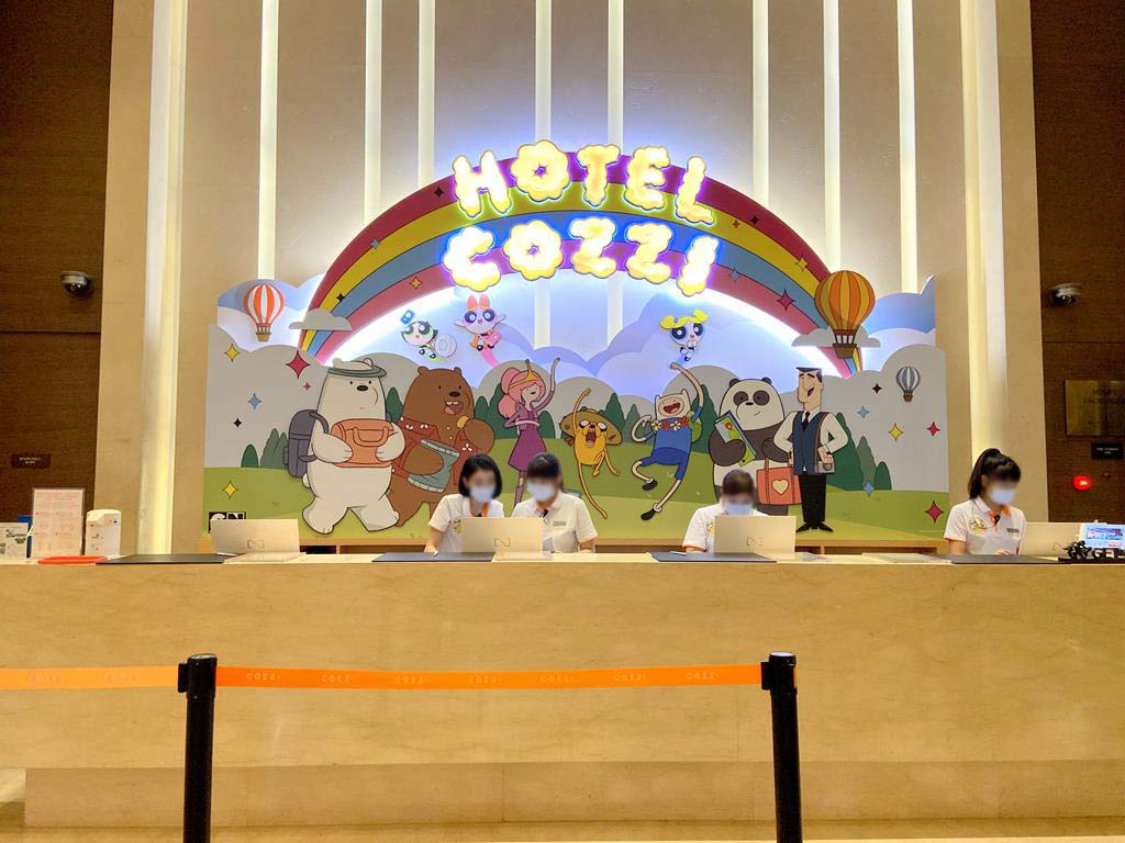 lobby of HOTEL COZZI Ximen Tainan