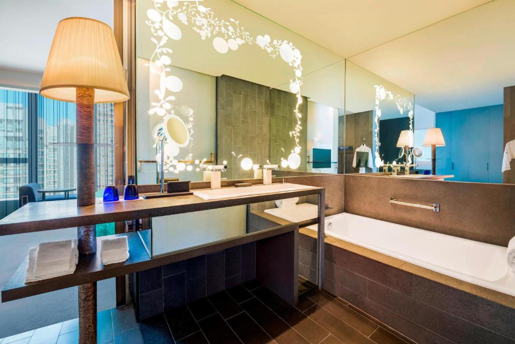 香港W酒店-浴缸