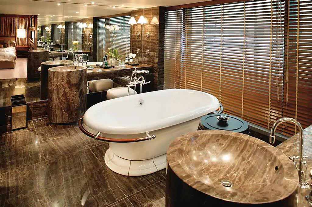 香港文華東方酒店-浴缸