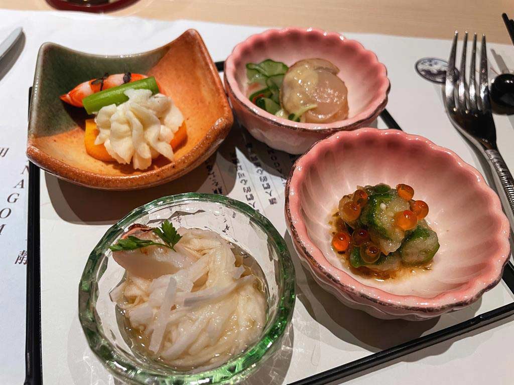 NAGOMI－季節海鮮水產、懷石小缽、日式野菜