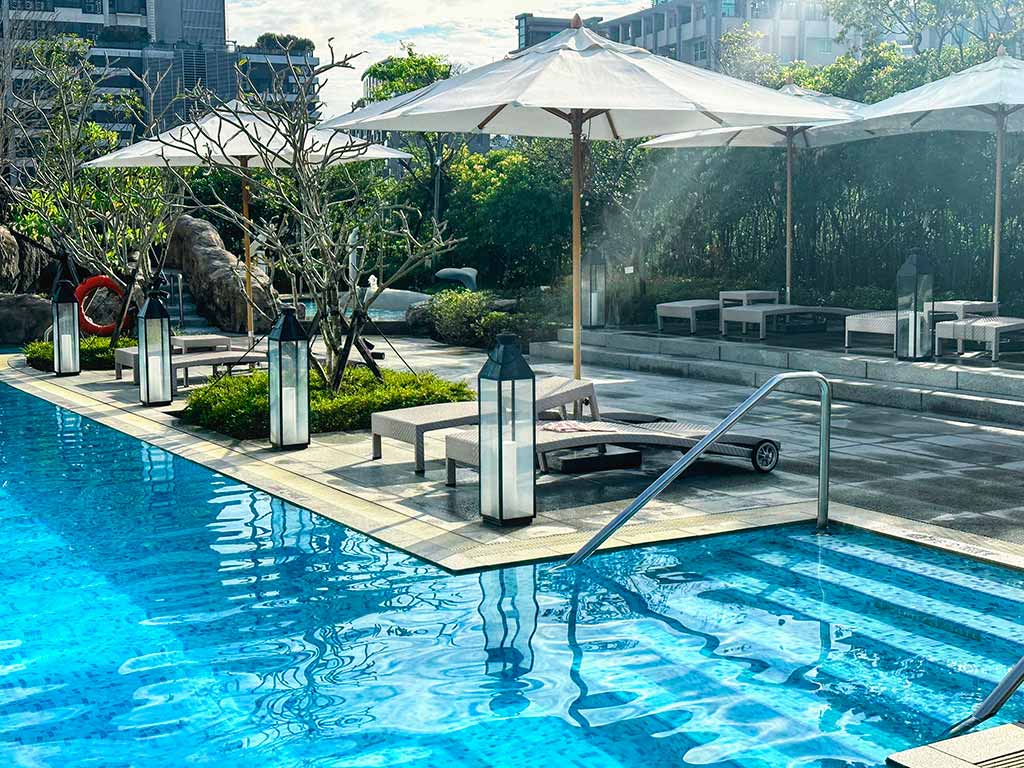 swimming pool of MU JIAO XI HOTEL 7